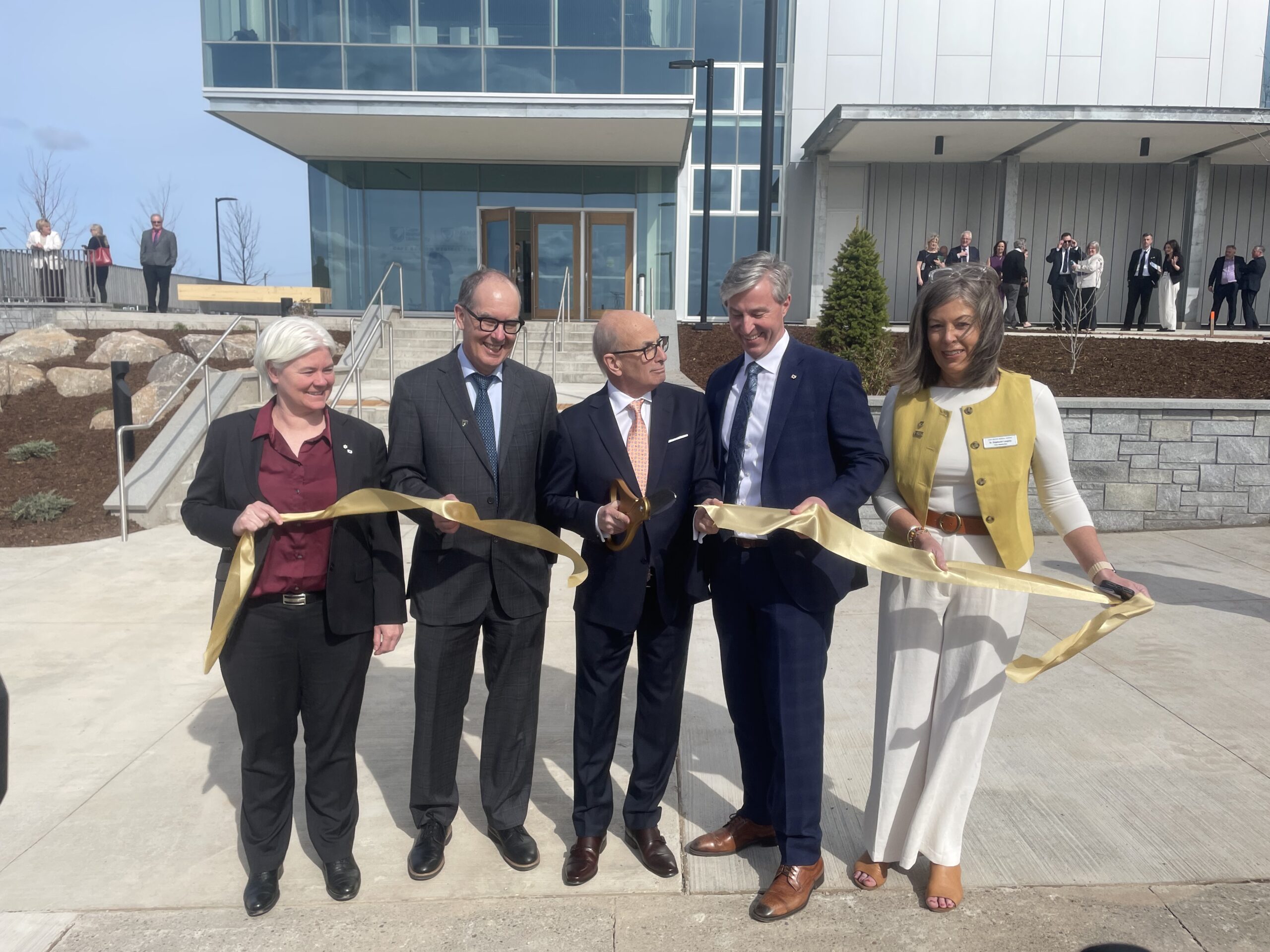 NS Premier meets with CUPE protesters ahead of CBU medical campus opening tour