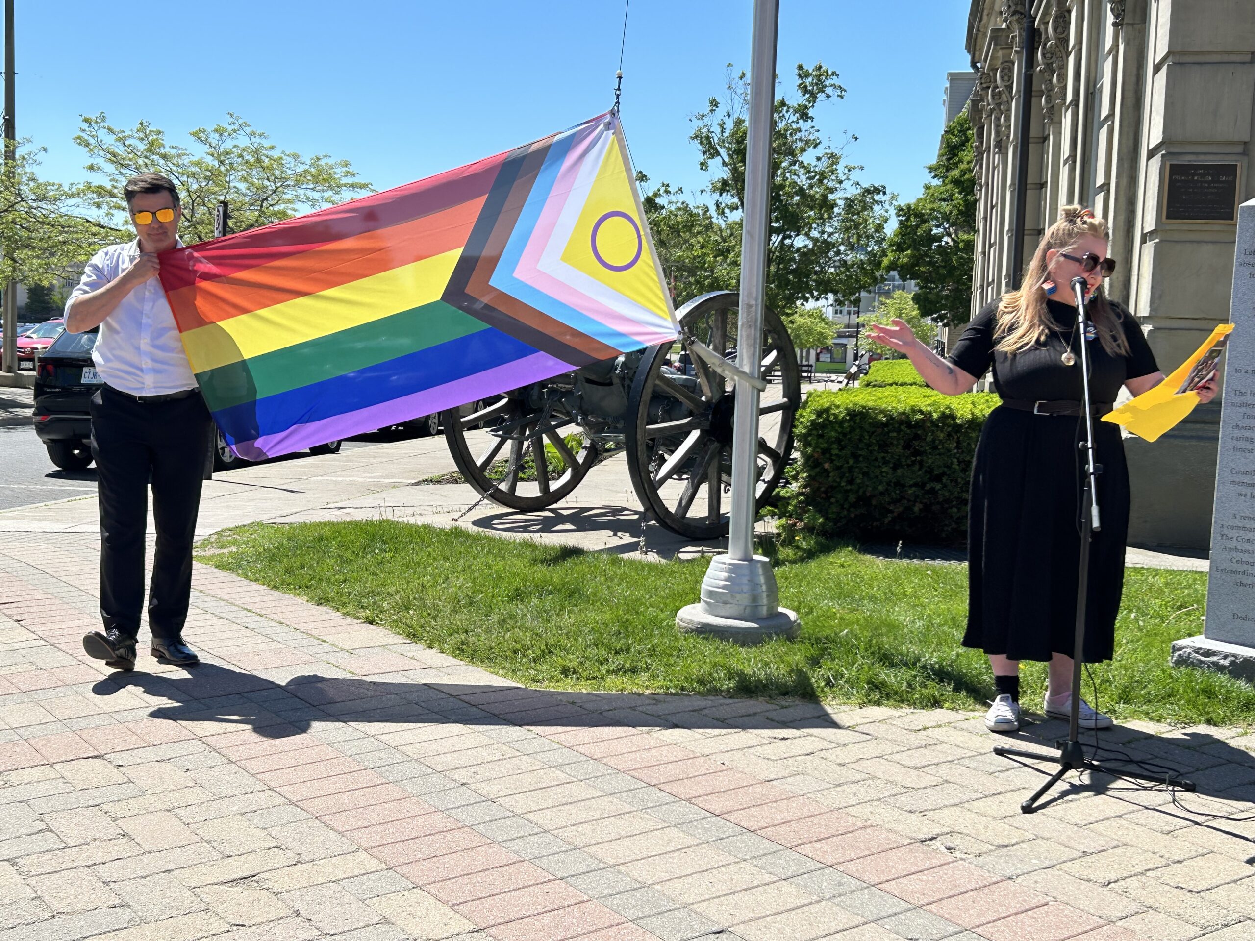 Cobourg kicks off Pride Month with a flag raising ceremony (Interview ...