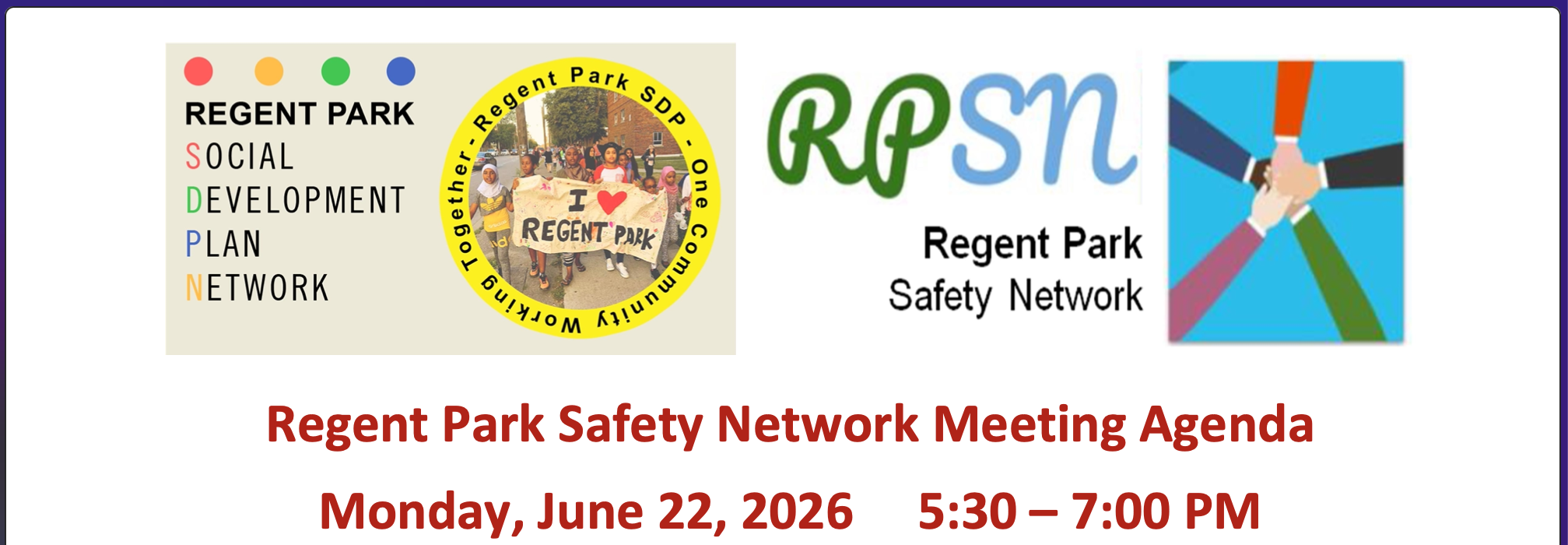 Regent Park Safety Network Champions Community Connections, Harm