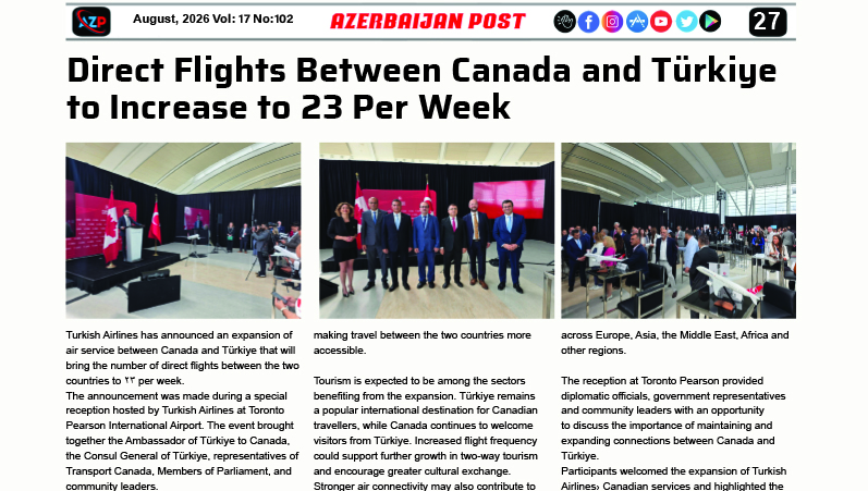 Direct Flights Between Canada and Türkiye to Increase to 23 Per Week
