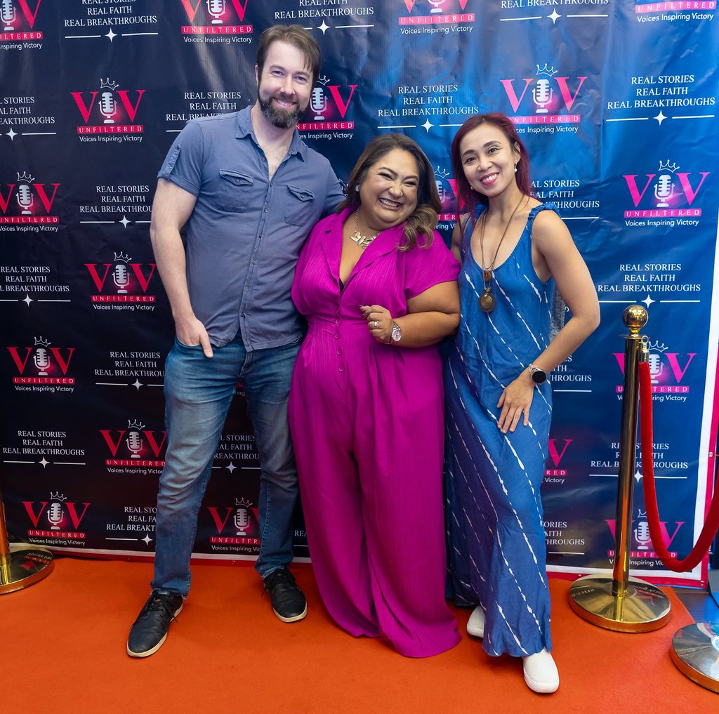 With ABS-CBN’s TFC Canada- MYX Global Communications and Marketing Executive ABI KATIGBAK and her friend. Submitted Photo