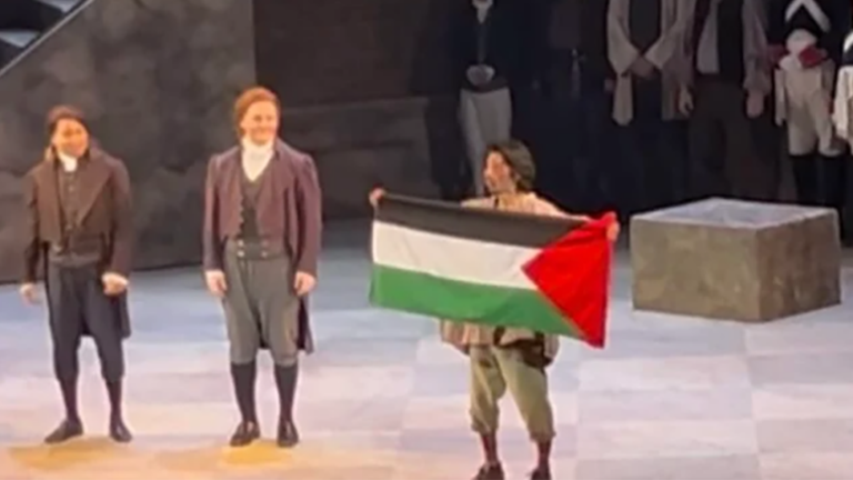Calgary Opera replaces singer after he unfurled a Palestinian flag ...